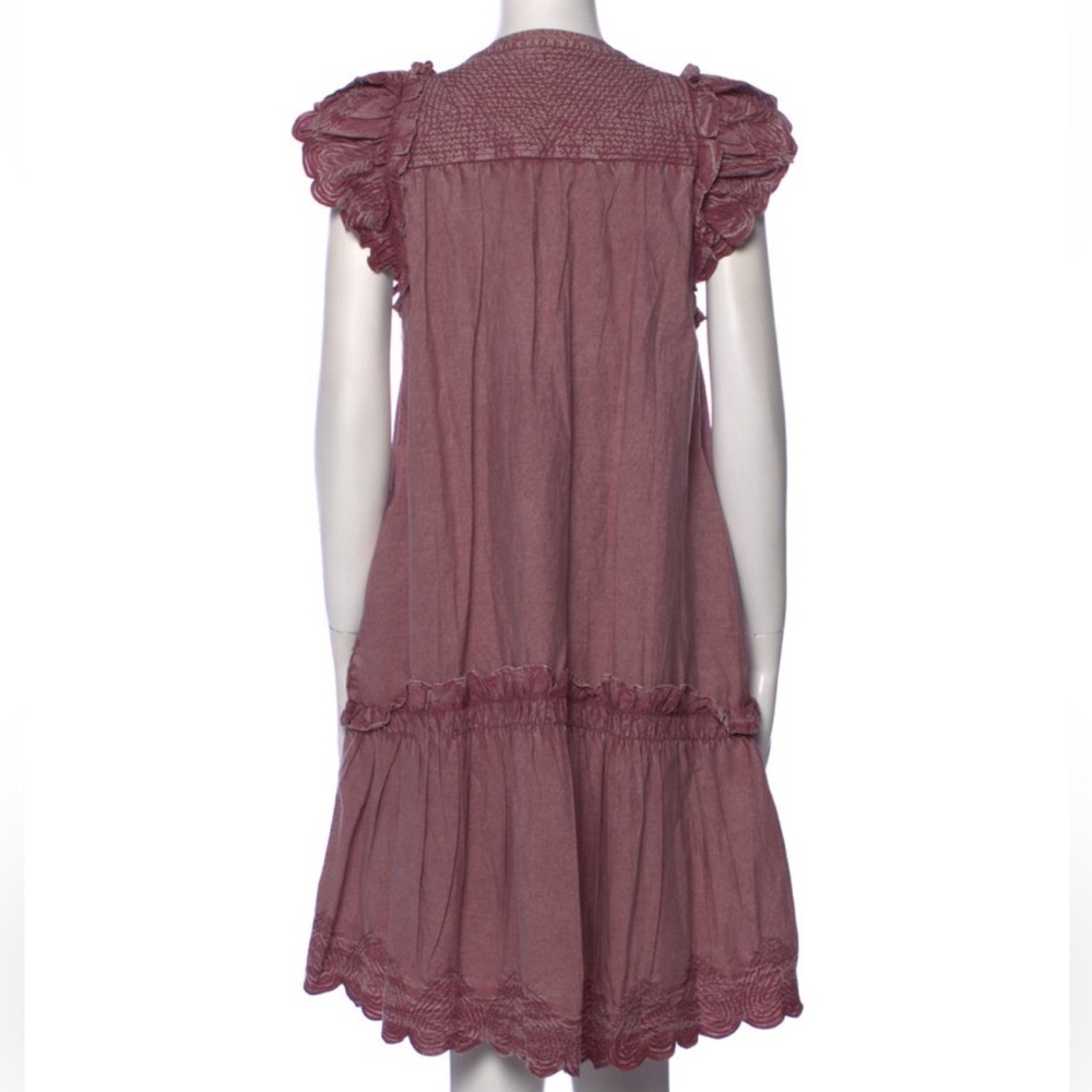 EUC Sea New York Heart Embroidered Tent Dress Large - Picture 3 of 3